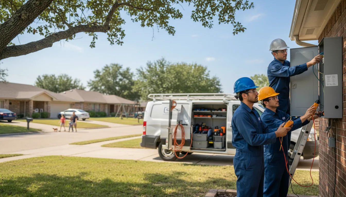 Certified electrician providing emergency electrical services in Steedman, MO